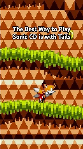 The Best Way to Play Sonic CD is with Tails #sonic #sonicthehedgehog #soniccd