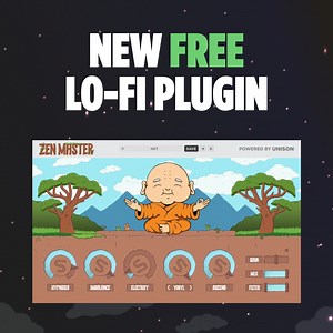 New FREE Plugin – Unison Zen Master 😌🎋 Instantly add unique lo-fi vibes to your sounds! Get it for free here 👉 https://unison.audio/zen-master-free It’s super easy & fun to use with only 5 knobs: 1. Hypnosis 🌀 2. Imbalance ⚖️ 3. Electrify ⚡ 4. Noise 🔊 5. Ascend ☁️ If you want to add that signature lo-fi character to your music, you’ll love Zen Master ❤️ Plus it’s: ✅ Compatible with all DAWs 💻 Works with both Mac & PC 🆓 And 100% free forever with lifetime access So if you’re ready to get y