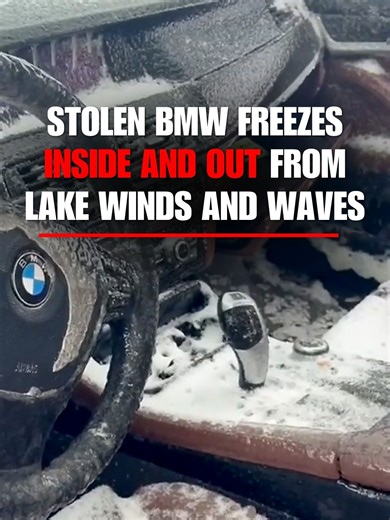 Stolen BMW Transformed into Ice Box in Buffalo