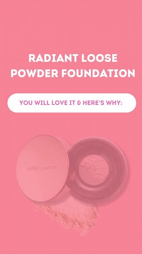 Our Radiant Loose Powder Foundation get's five star reviews for a reason!⁣  Find out the 4 things that will make you fall in love with it❤️ ⁠⁣ Have you tried Australia’s No. 1 selling cosmetic product? | Nude by Nature | Facebook
