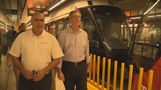 Politicians, media ride LRT trains ahead of Confederation Line’s handover to city