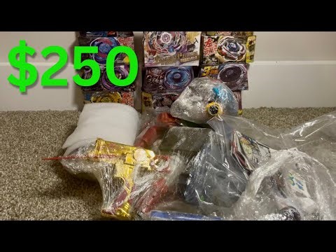 $250 HUGE Beyblade Metal Lot Unboxing!