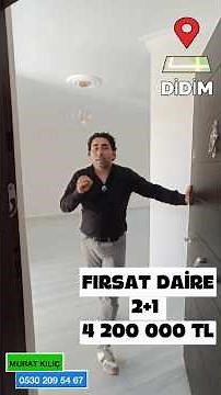 Didim Efeler Mahallesi’nde Satılık 2+1 Full Tadilatlı Açık Mutfak Daire – 4.200.000 TL