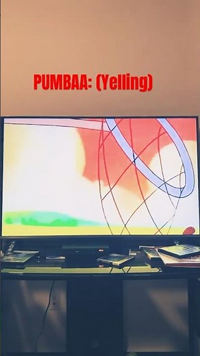 PUMBAA: Screaming 🙀 #lionking #disney #timonandpumbaa