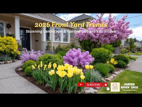 2026 Front Yard Trends 🌿✨| Stunning Landscape & Garden Designs You'll Love💚🏡