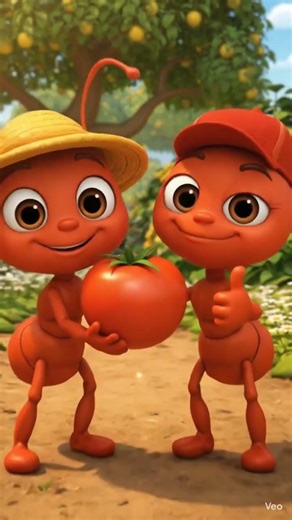 Aha tomato 🍅 #antstory #bedtimestory #funny #animatedstory #cartoon