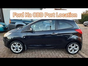 Ford Ka OBD Diagnostic Port Location KA2 KA3