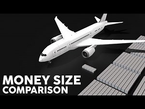 Money 💵 Size in Perspective, $100 to 1 Quadrillion Dollars