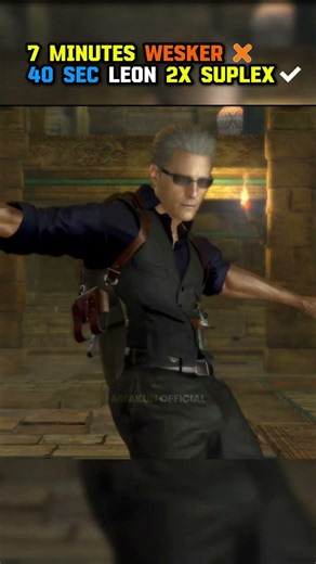 40 Sec Leon 2x Suplex City Wesker 🗿🗿🗿