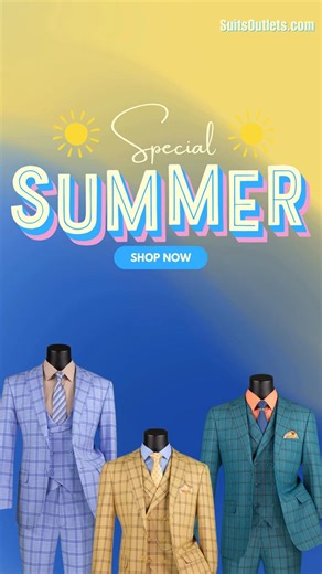 5.6K views |  Summer Sale is Here  | Your Style, Our Priority  Shop premium Men’s Suits, Dress Shirts, Hats, and more at incredible prices. Style your spring with confidence!  | Suits Outlets | Facebook