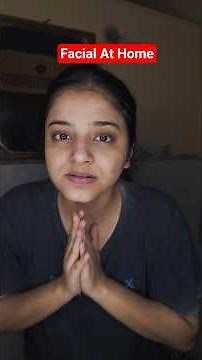 💯 Home Remedies Facial At Home ✨️#youtube #shortsfeed #shorts #urvashijha #viralshort #youtubeshorts