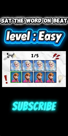 Say the Disney Princess Name on Beat 👑🎵| Level:Easy | #saytheword #shorts#viralvideo #BeatBuzzer