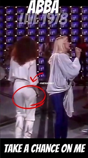 ABBA - Take A Chance On Me (Live 1978) | Agnetha & Frida Performance #shorts