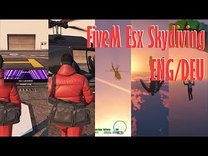 Gta V FiveM Skydiving ENG/DEU
