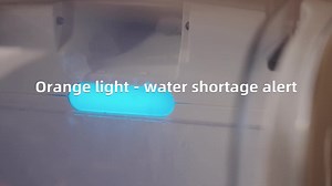 EUHOMY 9 in. 40 lb/24H Nugget Portable Countertop Ice Maker in Black with APP Control, LED Light Type, Self-Cleaning IM023-N1BL-E-HD