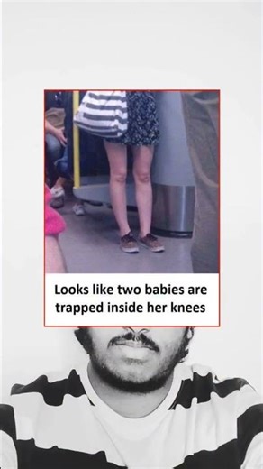 Looks like two babies are trapped inside her knees #lxxavier #memes