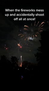 The show ended early and some fires started 😵‍💫🫣 #fireworks #fire #pretty #oops #end #burn #4thofjuly #4th #crazy #viral
