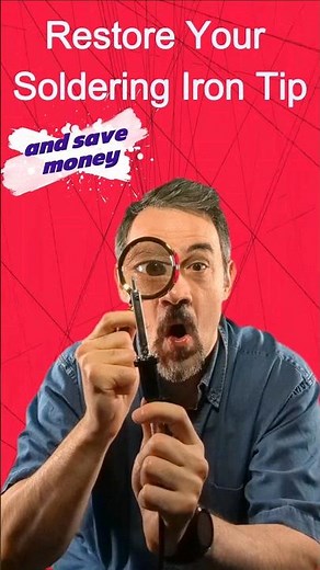 Top tip to repair soldering iron tip