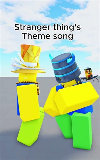 Stranger Things Theme song Animation #robloxedit