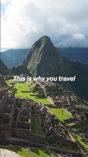 This is way you travel to Machu Picchu
