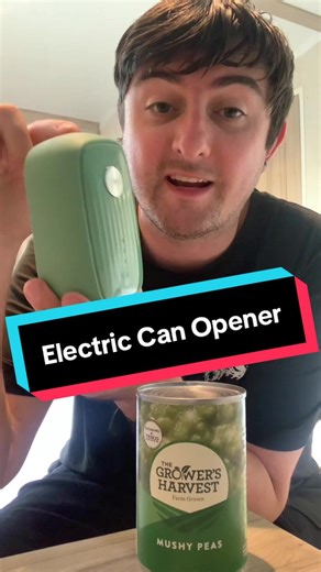 🎁✨ A great gift idea for Christmas @QVC UK 🎄🎅 Electric Can Opener 🔌⚡ USB charge 🔋👌 Just press the button ▶️ and watch it automatically open cans 🥫🤯 #TiktokMadeMeBuyIt #TiktokShop #ElectricTinOpener #Autumn #CanOpener