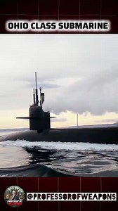 Title: Ohio-class Submarine: The Phantom of the Deep 🌊⚓ The Ohio-class submarine is the backbone of the U.S. nuclear triad. Capable of remaining submerged for months at a time, these "boomers" are the ultimate silent deterrent. Armed with Trident II D5 missiles, a single Ohio-class vessel holds enough power to change the course of history. #OhioClass #USNavy #Submarine #MilitaryTech #NuclearDeterrent #Shorts Ohio-class submarine, SSBN, Trident II D5 missile, ballistic missile submarine, US Navy