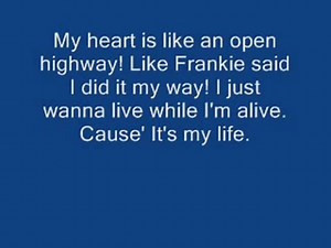 Bon Jovi It's my life w lyrics