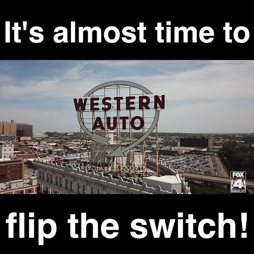 The countdown is on! Friday night the iconic Western Auto sign is turning back on! | FOX4 News Kansas City