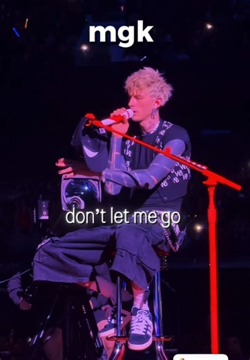 MGK Performs 'Don't Let Me Go' Live in Manchester