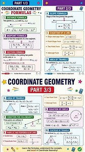 coordinate geometry formula chart #trending #gk #viral #maths #class10 ##coordinategeometry