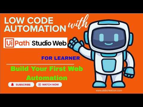 Build Your First Web Automation in UiPath Studio Web