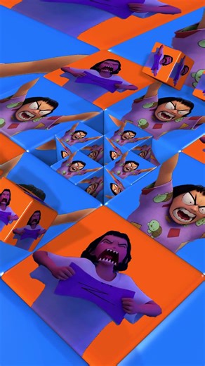 KPop Demon Hunters Angry Face Challenge #kpop #shorts #animation