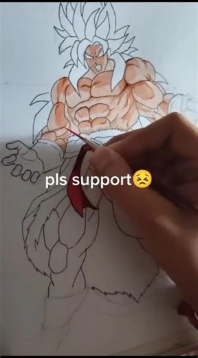 broly drawing #shorts ‪@s.master0_1‬