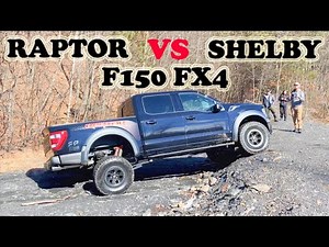 Raptor vs Shelby vs F150 FX4 2022 Comparison 4x4 Off-Roading Ford Trucks
