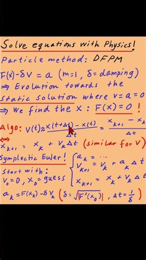 DFPM: Solve Math Problems with Physics