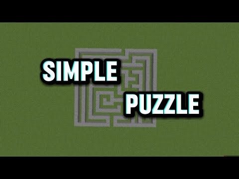 I BUILT A SIMPLE LABYRINTH IN MINECRAFT