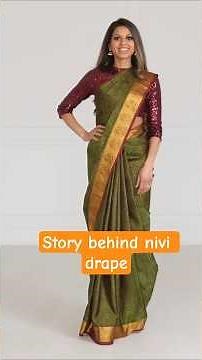 “The drape that defined India 🇮🇳”- NIVI DRAPE