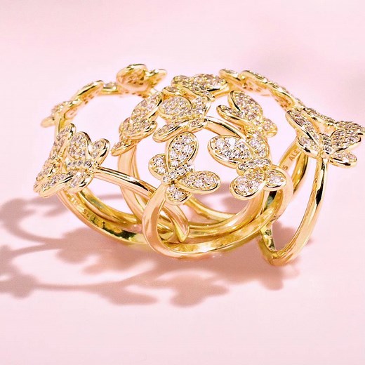 Let your style blossom 💛 Discover our new open ring with two stone-studded butterflies from our latest collection. Shop it here: http://po.st/QGiJwX Find your nearest store here: http://po.st/7iLPVG | Pandora