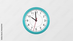 Wall alarm clock time running out deadline warning emergency, hurry finish work, offer close concept