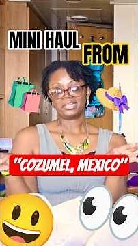 EVERYTHING WE BOUGHT IN COZUMEL! (mom's lol) 🇲🇽✨️ #youtubeshorts #haul #travelshorts #shorts