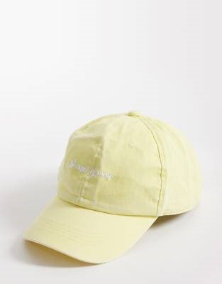 Gorra amarilla con texto "Sunset Lover" de South Beach | ASOS