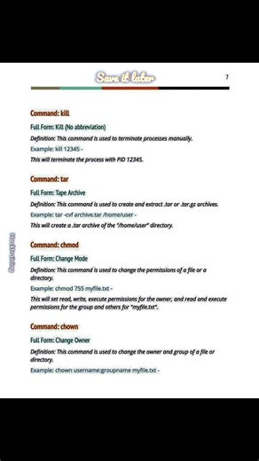 👹⚠️50 Cloud Linux Commands 👈🤖 #infosec #hacking #bugbounty #hacktraining #redteam #pentesting