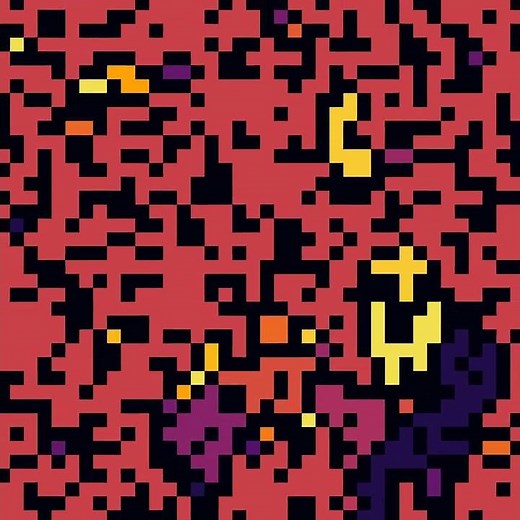 Zooming out of a fractal percolation configuration