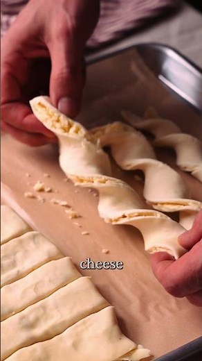 Easy Cheese Twists with Puff Pastry