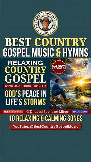 God's Peace In Life's Storms | Relaxing Country Gospel Music For Stress Relief, Healing & Comfort