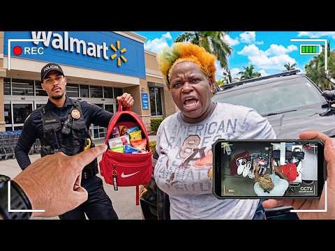 Walmart Shoplifter Thinks She's Untouchable, Ends Badly