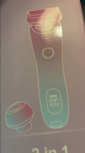 2-in-1 Electric Women's Shaver | USB Rechargeable Trimmer