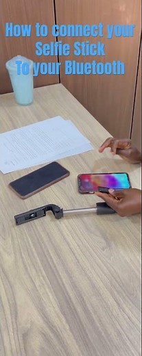 HOW TO CONNECT YOUR SELFIE STICK TO YOUR BLUETOOTH