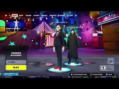 Fortnitemares Halloween event W/ a top 2000 player - SPACE ALIEN BOT