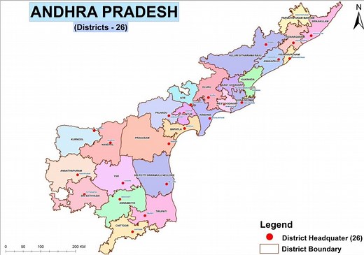 Andhra Pradesh Gets 13 New Districts and a Fresh Map